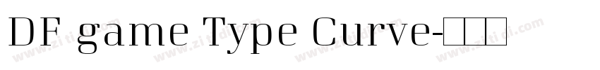 DF game Type Curve字体转换